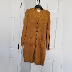 Olive & Oak mastered yellow sweater